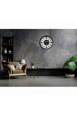 Metal Chrome Plated Glass Active Wheel Wall Clock - Swordslife