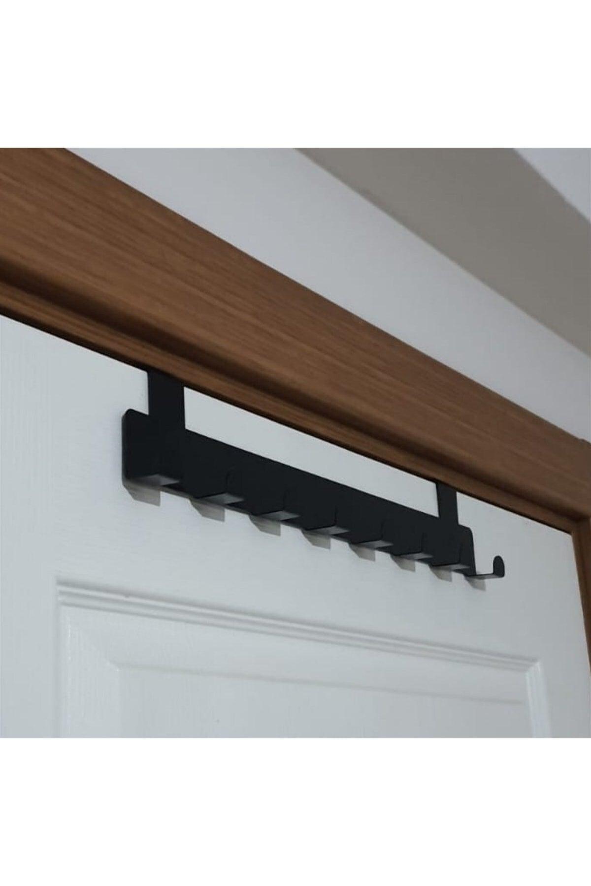 Metal Matt Black American Door Back Hanger Organizer Hanger And Bathroom Door Hanger - Swordslife