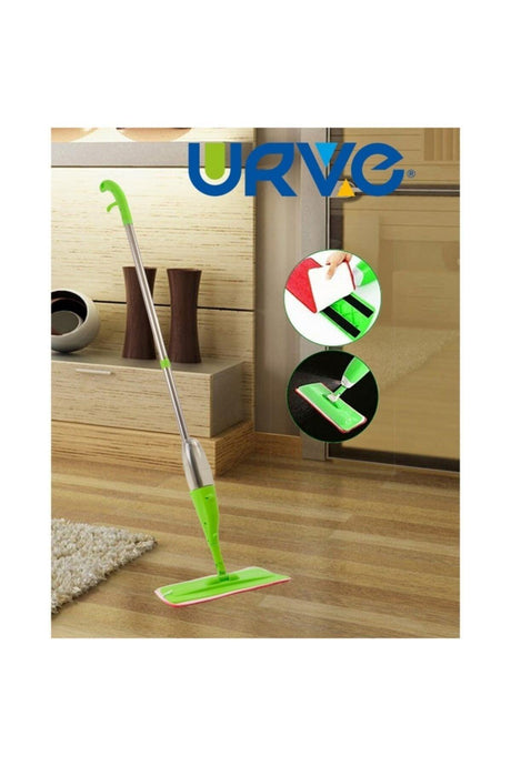 Microfiber Spray Mop 2 Cloth Green - Swordslife