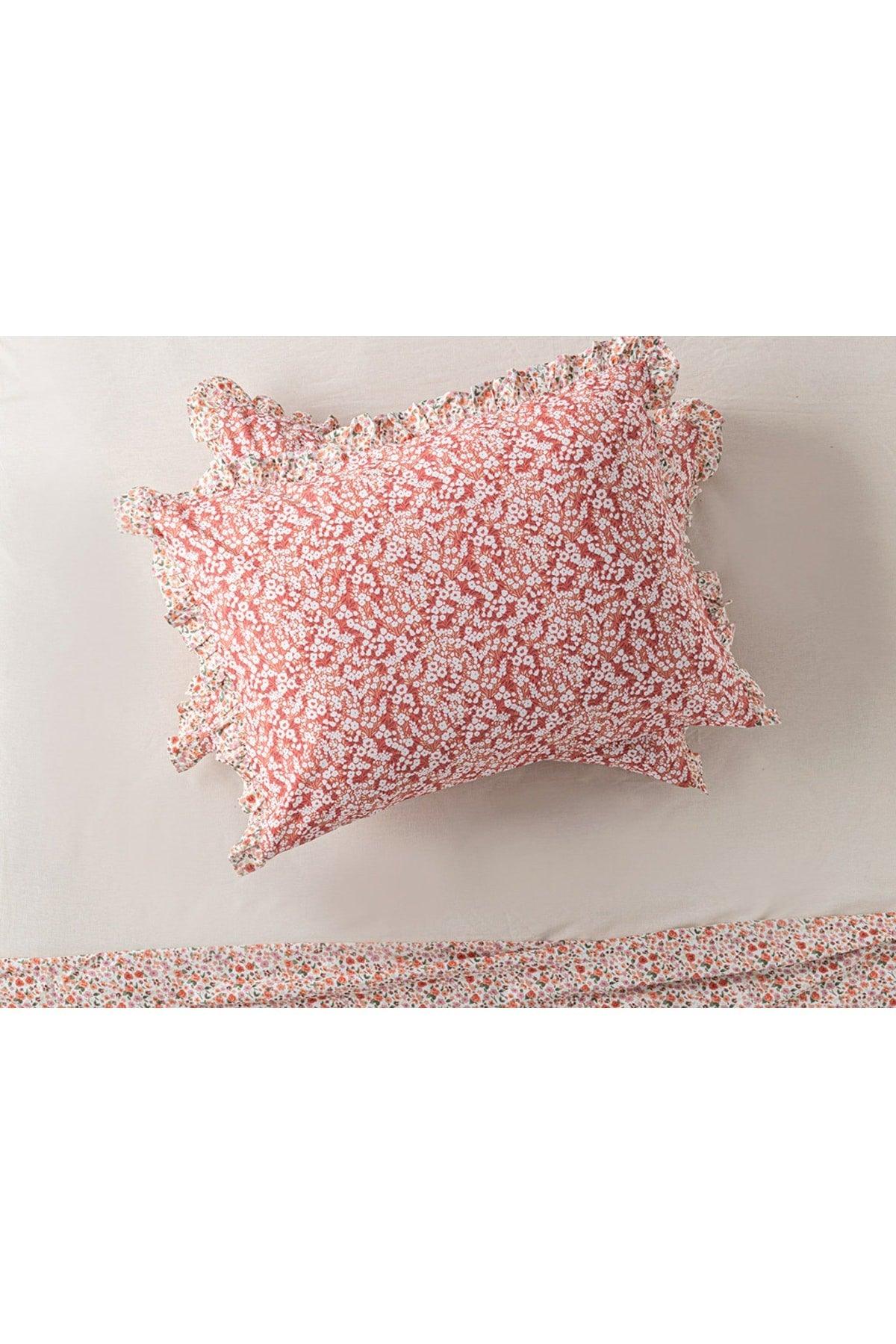 Midsummer Blossom Cotton 2-Pack Pillowcase 50x70 Cm Pomegranate Flower - Swordslife