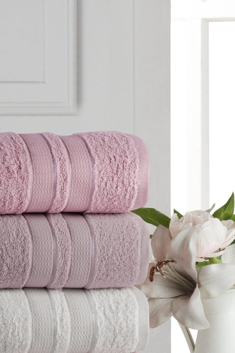 Mila 50x90 cm Set of 4 Hand and Face Towels