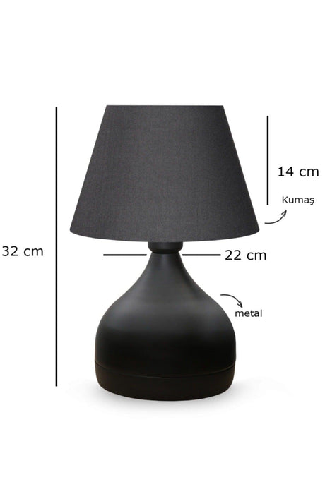 Milano Metal Body Lampshade Anthracite Ayd-3089 - Swordslife