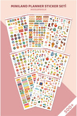 Miniland Planner Sticker Set 530 Pieces -