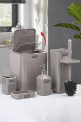 Mink Square Bathroom Set of 5 - Swordslife