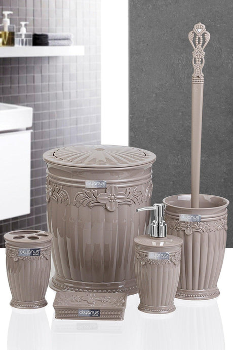 Vizon Sultan Series 5 Pcs Bathroom Set