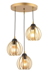 Mira 3-Piece Metal Chandelier-antique - Swordslife