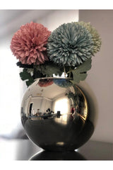 Mirrored Glass Vase