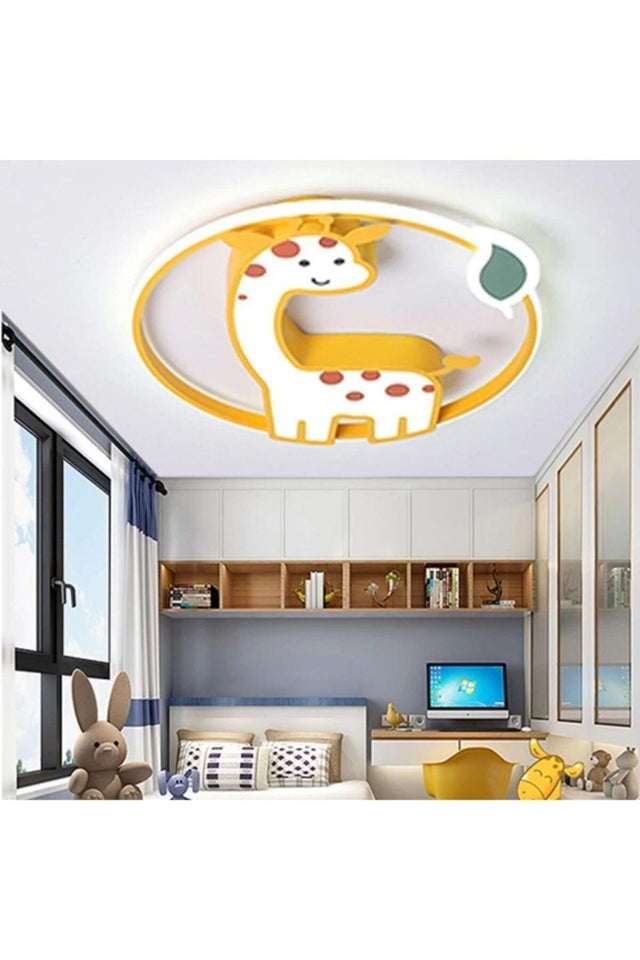 Modern Kids Room Led Giraffe Plafonyer Led Chandelier - Swordslife