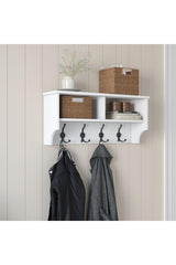 Modern Coat Hanger Wall Hanger White Cloakroom 90 cm - Swordslife