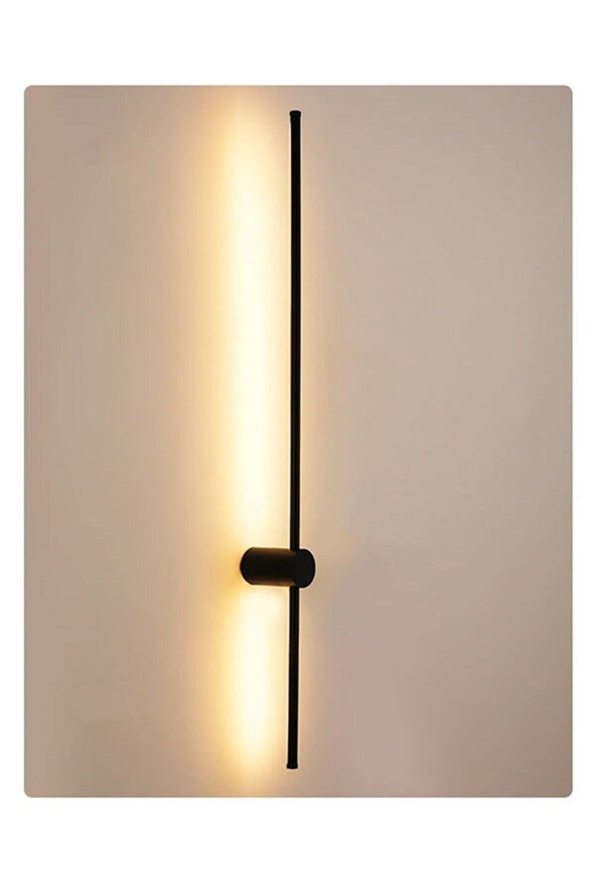 Modern Decorative Led Wall Sconce Long Bar Led Single 50 cm Black Case Daylight - Swordslife