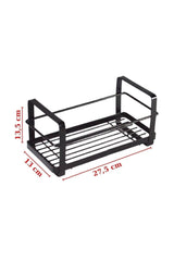 Modern Design Counter Top Metal Organizer Organizer Rack Black - Swordslife