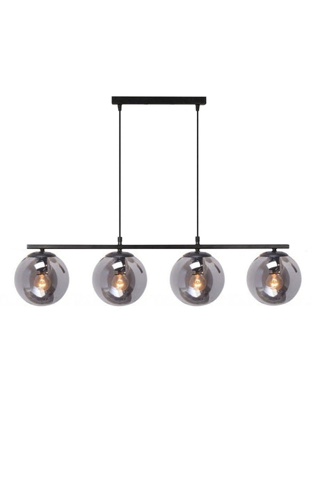 Modern Smoked Glass Sequenced Pendant Lamp Chandelier Quad - Swordslife