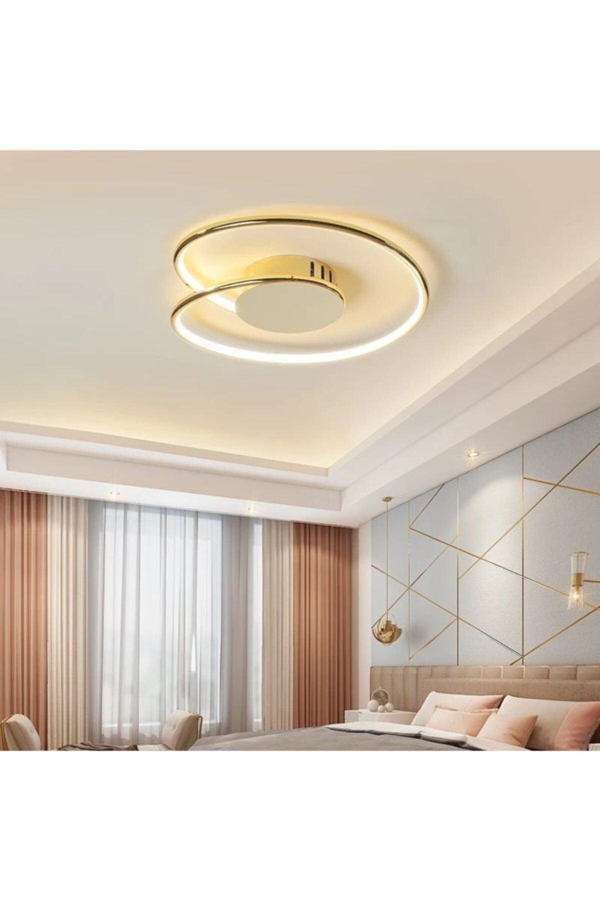 Modern Luxury Design Ceiling Plafonyer Gold Led Chandelier - Swordslife