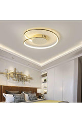 Modern Luxury Plafonyer Ceiling Led Chandelier Gold Yellow Large Size Led Chandelier - Swordslife