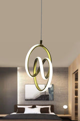 Modern Pendant Lamp Gold Case White Light Led Chandelier 1 Year Warranty Led Chandelier - Swordslife