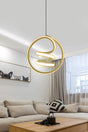 Modern Pendant Lamp Led Chandelier Gold Case Daylight - Swordslife