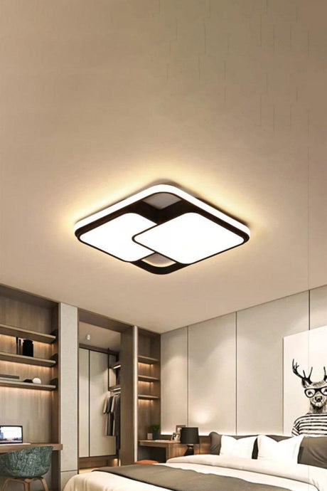 Moderne stilvolle Plafonyer Led Kronleuchter Deckenmodell 3 Farbe Kronleuchter Wohnzimmer Led Lampe betrieben - Swordslife