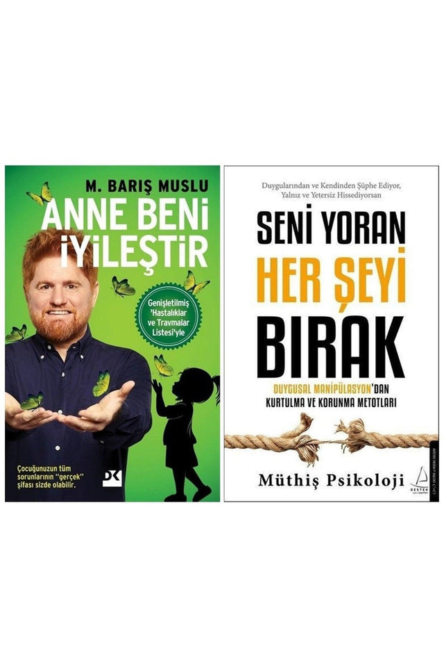 Mom Heal Me M. Barış Muslu + Let Everything That Tires You Awesome Psychology 2 Books - Swordslife