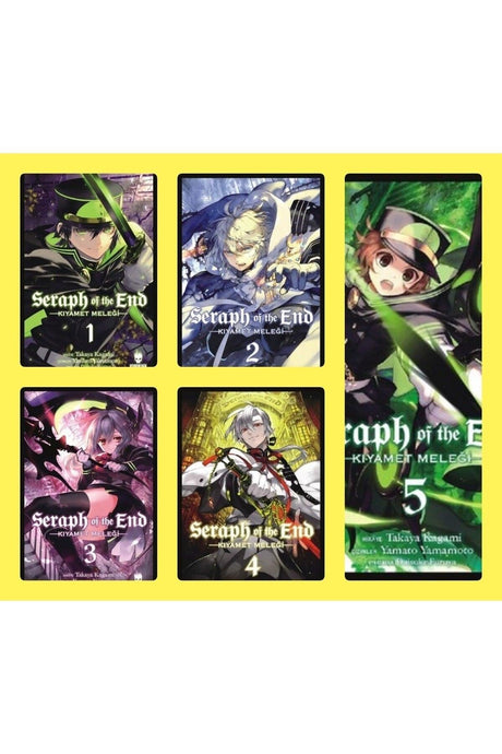 Most Read Manga Series Seraph Of The End-Angel of Doom Set 5 Books-takaya Kagami - Swordslife