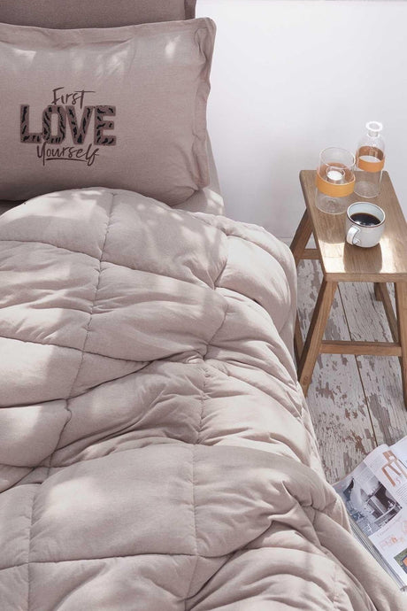 Motto Cotton Comfort Double Beige - Swordslife