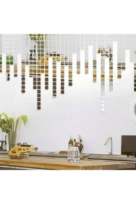 Mosaic Decorative Plexi Mirror 100 Pieces X 2 * 2 Cm - Swordslife