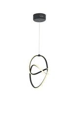 Music Led Single Pendant Lamp Chandelier Anthracite - Swordslife