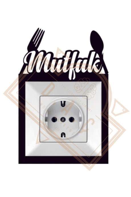 Kitchen Symbol Socket Frame - Swordslife