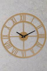 Muyika Romantal Gold/Tumbled Color Metal Wall Clock 41x41cm Mds-41 - Swordslife