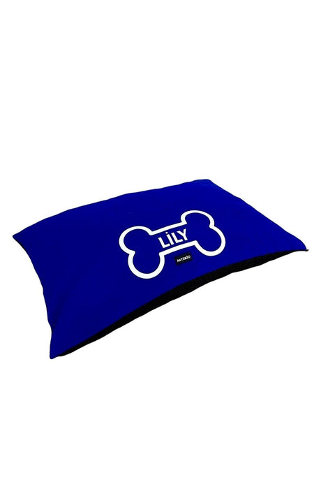 Name Custom Cat And Dog Bed Blue Color