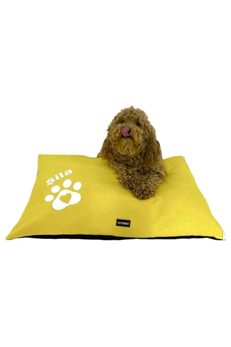 Name Special Cat And Dog Bed Yellow Color