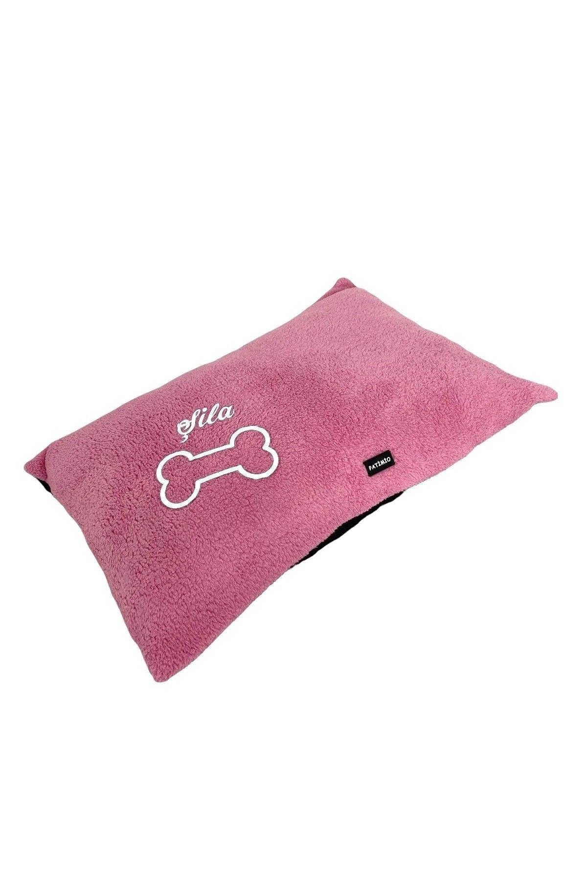 Name Special Soft Cat And Dog Bed Pink Color