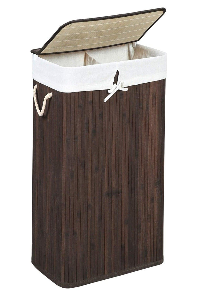 Natural Bamboo Laundry Basket Maxi Size - Swordslife