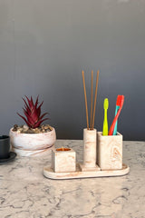 Natural Stone Series Toothbrush Bathroom Set