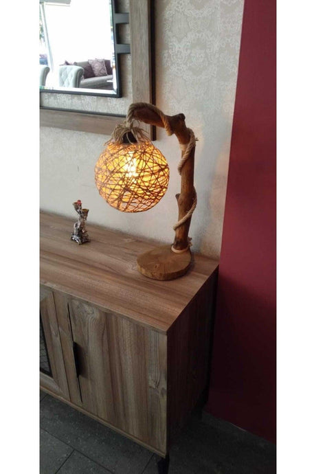 Natural Tree Wood Rope Lampshade Straw Bulk - Swordslife