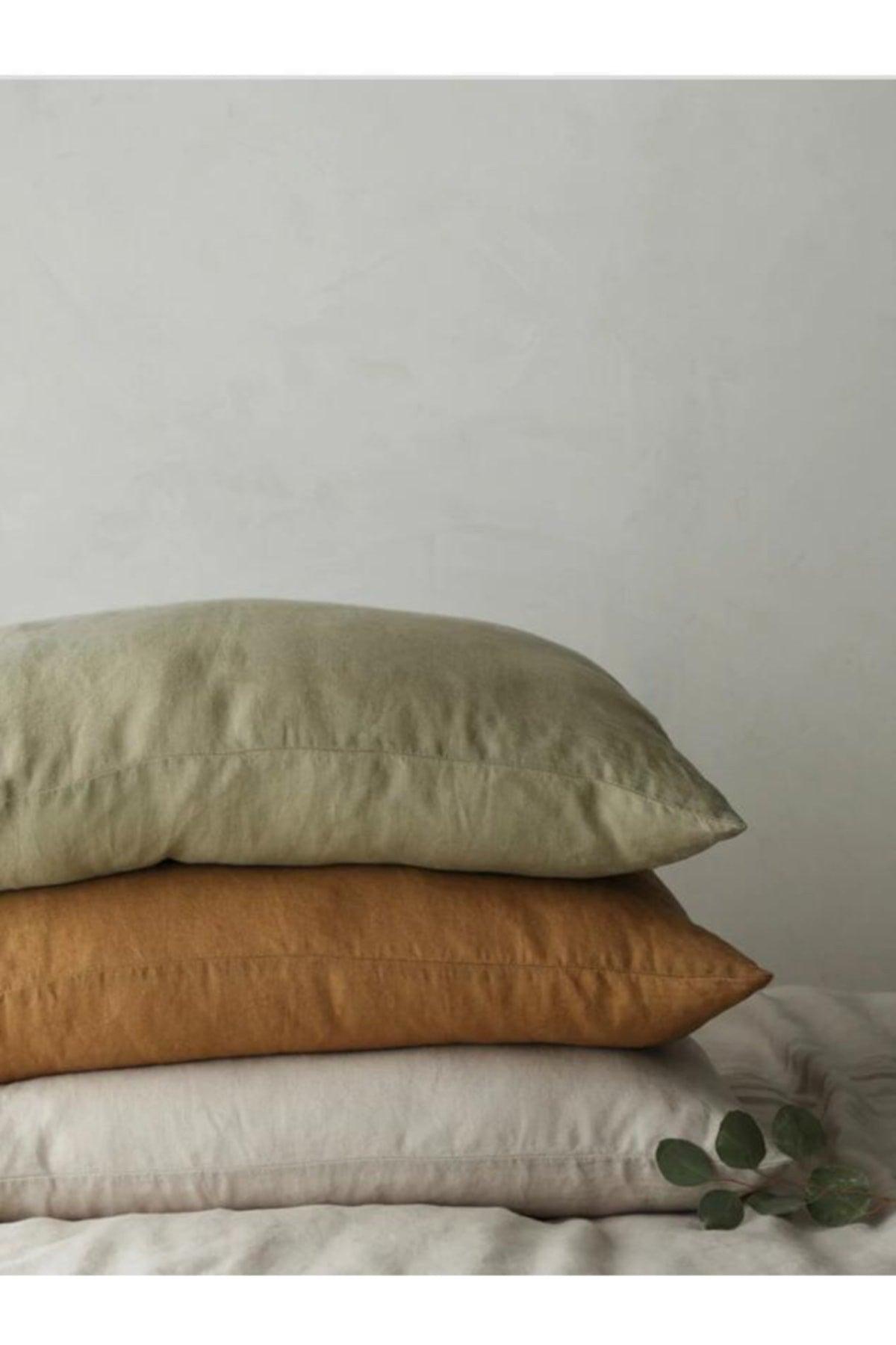 Natural 2' Pillow Cover 100% Organic Cotton -soft Cinnamon - Swordslife