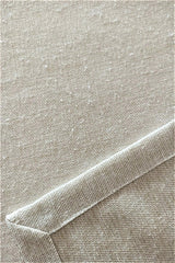 Natural Linen Textured Cream Table Cloth - Swordslife