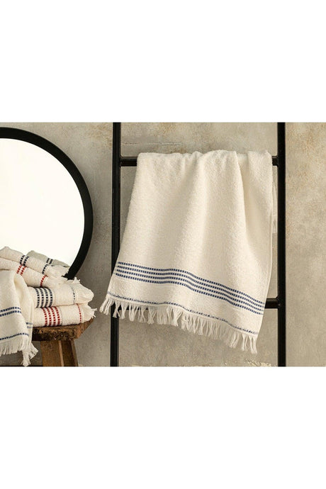 Nautical Cotton Face Towel 50 X 70 Cm White