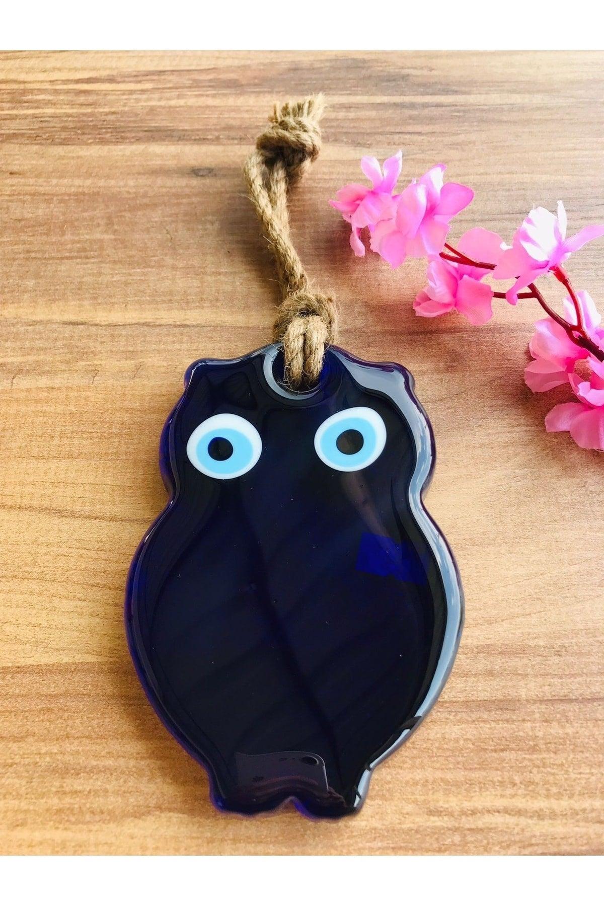 Evil Eye Beads Owl Corded Glass Evil Eye Beads Wall Decor Ornament - Swordslife