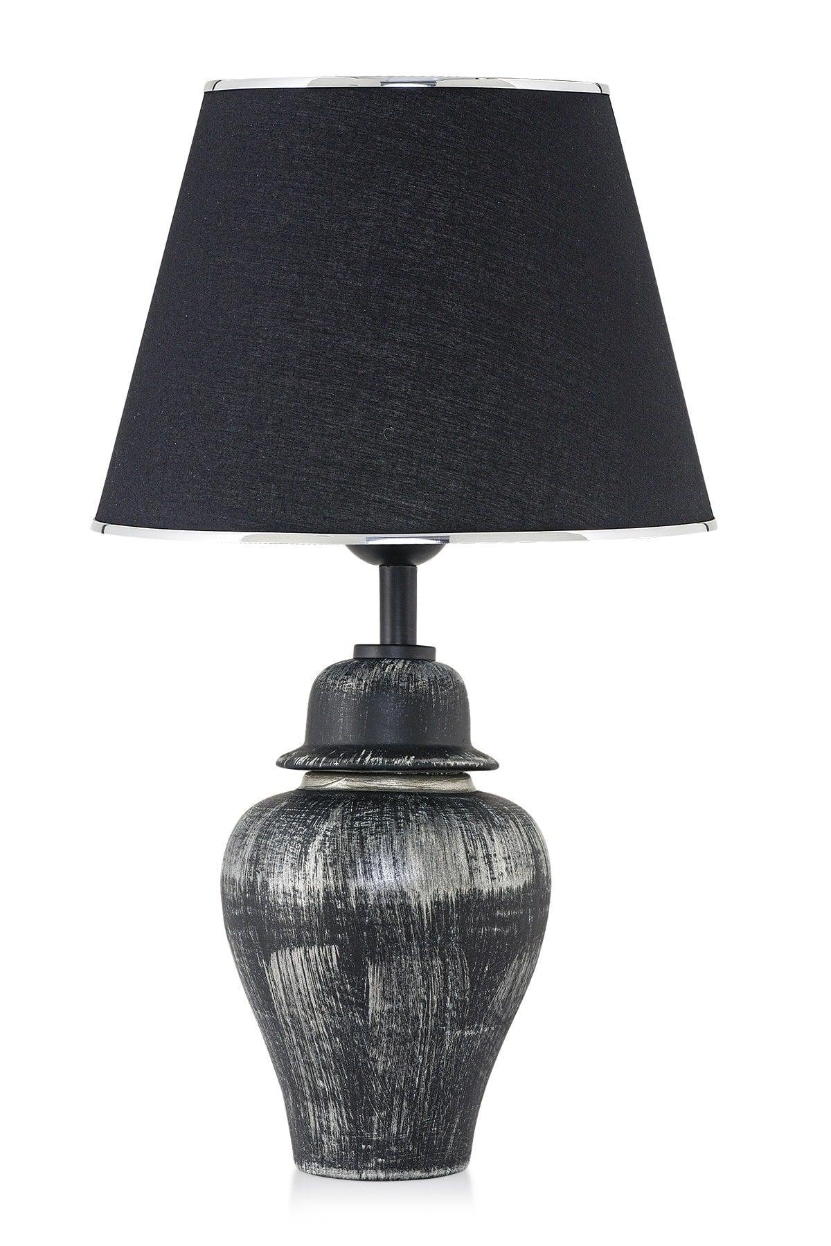 Neilus Ceramic Lampshade Black Silver Srmk-53 - Swordslife