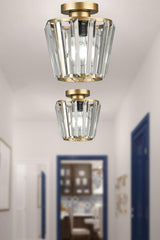 Neva Ceiling Mount Single Chandelier Tumbled - Swordslife