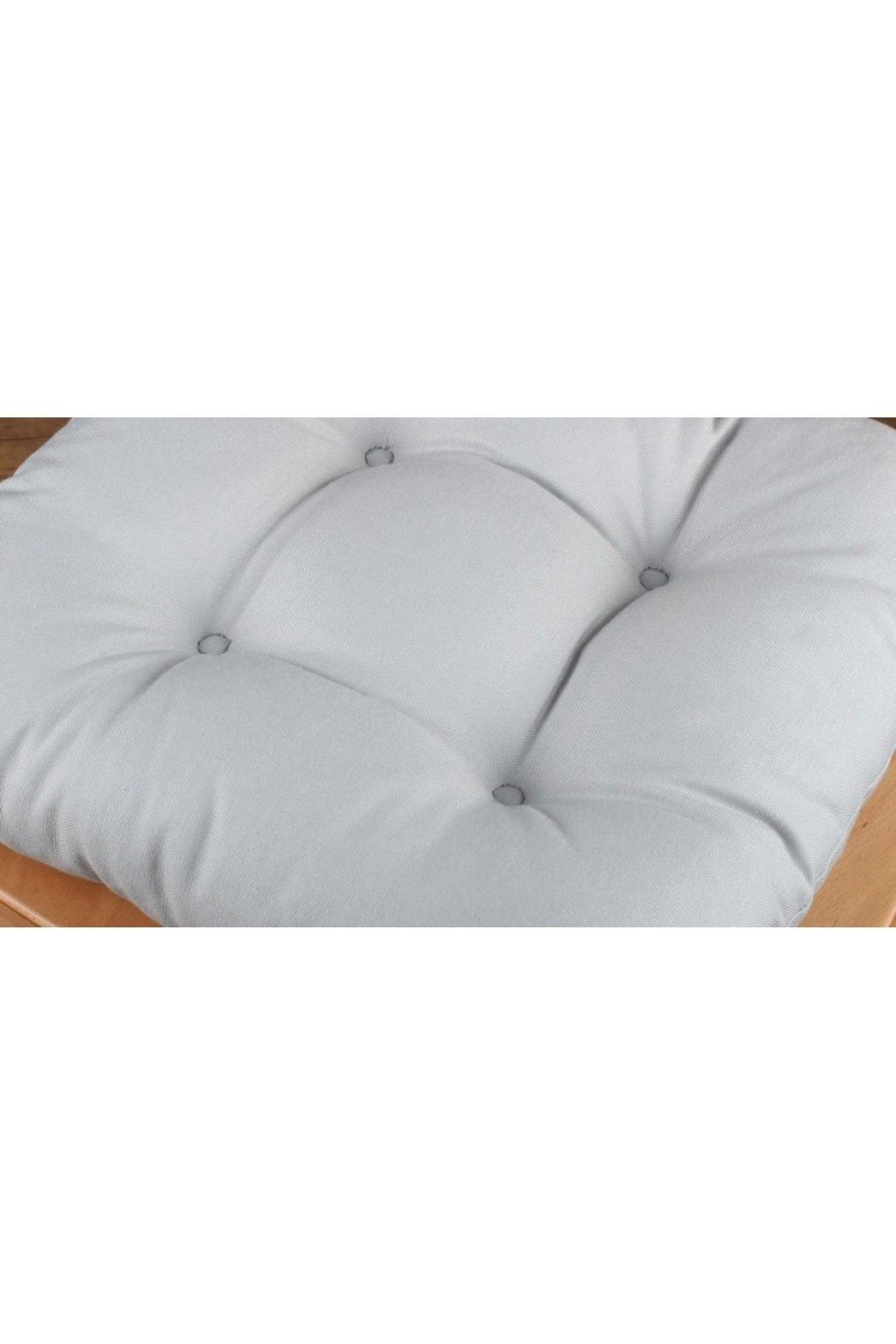 Neva Pofidik Gray Backed Chair Cushion Specially Stitched Laced 44x94 Cm - Swordslife