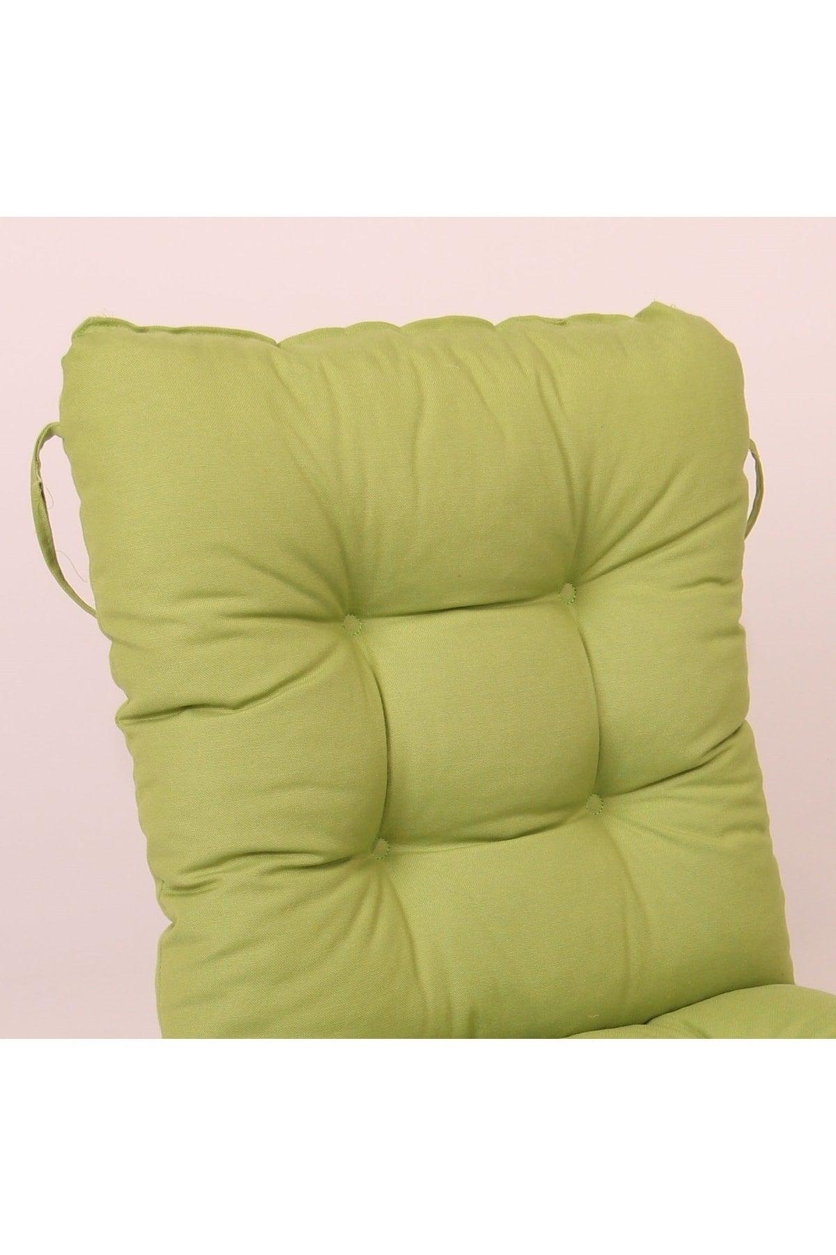 Neva Pofidik Green Backed Chair Cushion Specially Stitched Laced 44x94 Cm - Swordslife