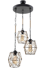 Nevra 3rd Black Tray Chandelier - Swordslife