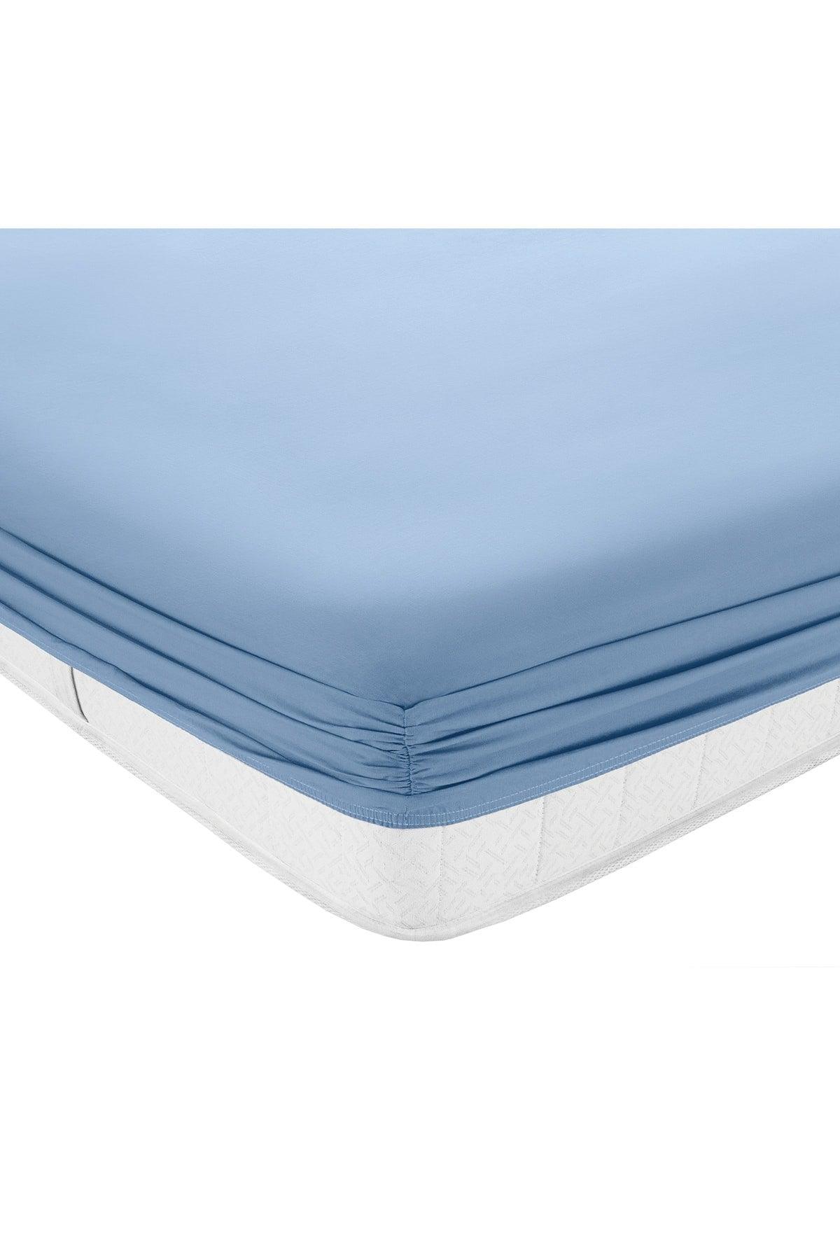 Noah Fitted Sheet - Light Blue - Swordslife