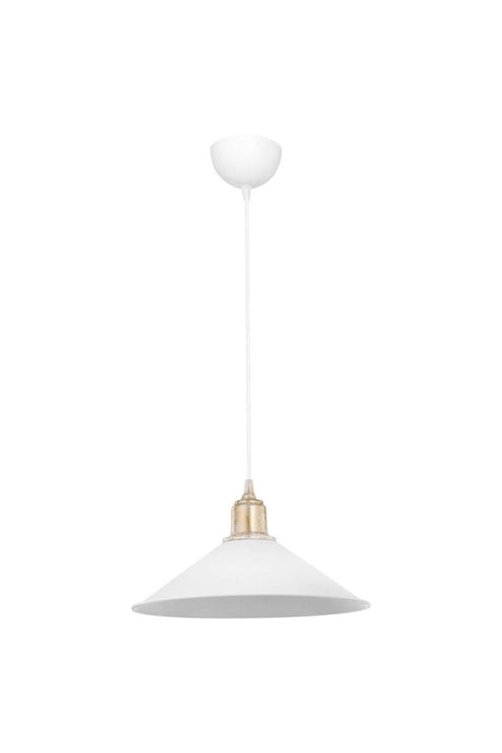 Nord Single Antique Pendant Lamp White - Swordslife