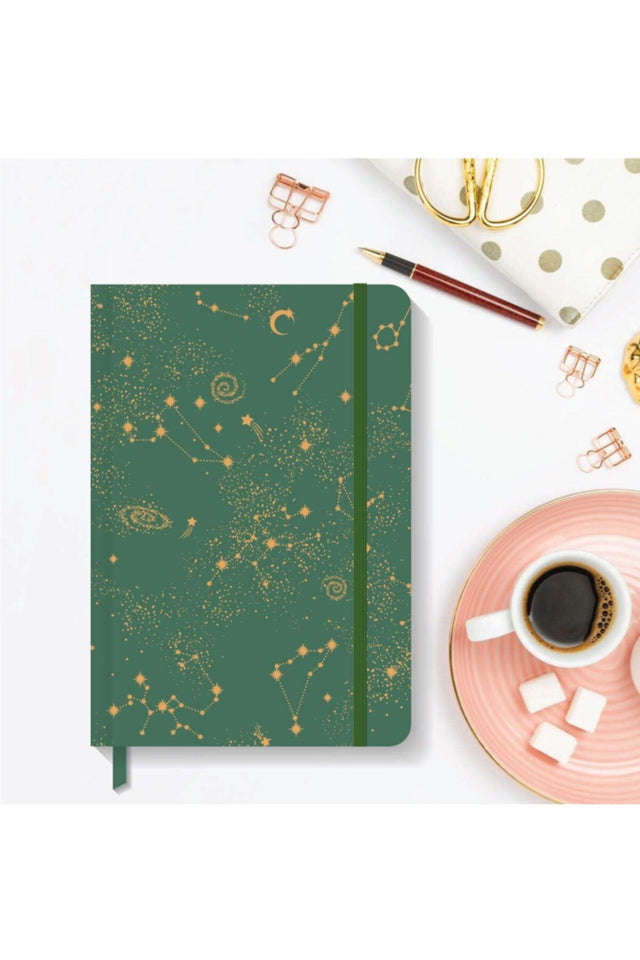 Notebook Elastic Lined Hard Cover Notebook