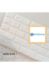 Nw01 Self Adhesive 70x77 Cm 10 Pieces Sponge Brick Wallpaper Panel - Swordslife