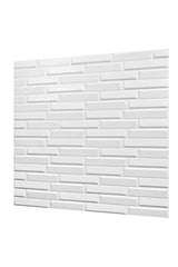 Nw55 White Opaque Self Adhesive Wall Panel 3d Wallpaper - Swordslife