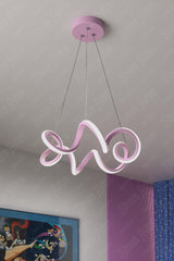 Olivia Pink Modern Ultra Daylight Led Pendent Led Chandelier - Swordslife