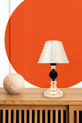 Omega Contrast Black Gold Mini Lampshade - Swordslife